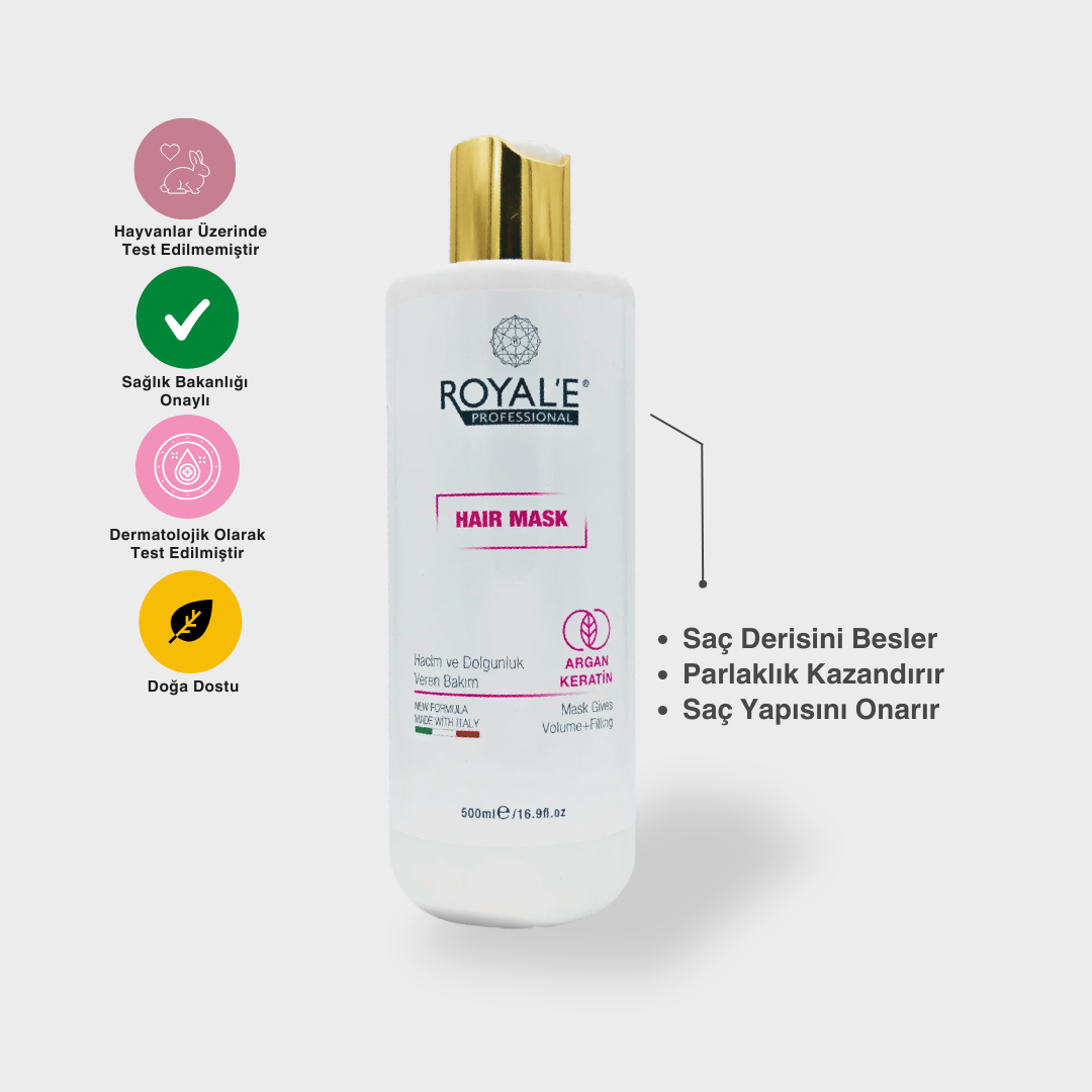 Saç Maskesi - Argan Keratin Hair Mask 500ml