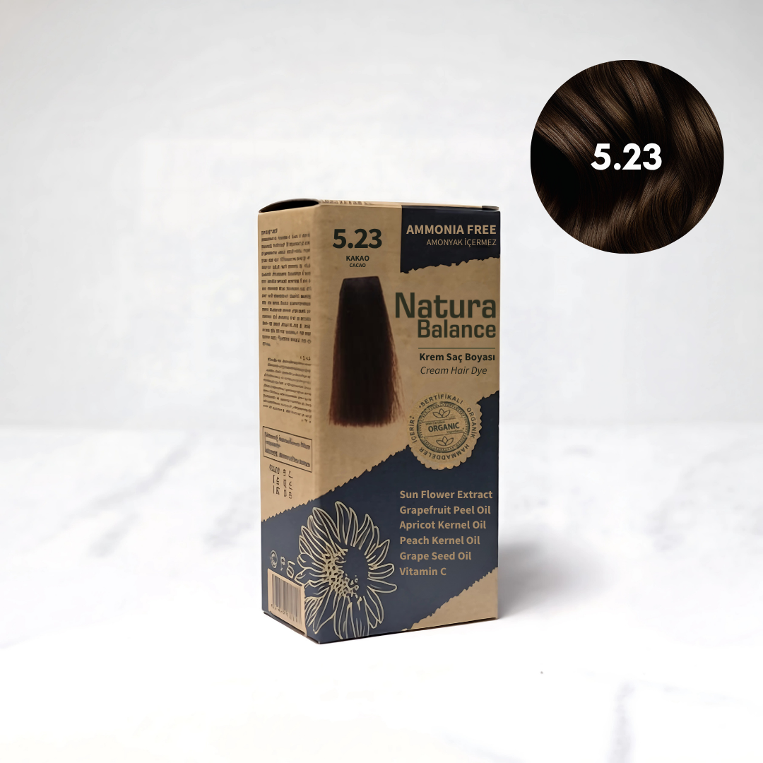 Natura Balance Kit Saç Boyası 60ml 5.23 Kakao