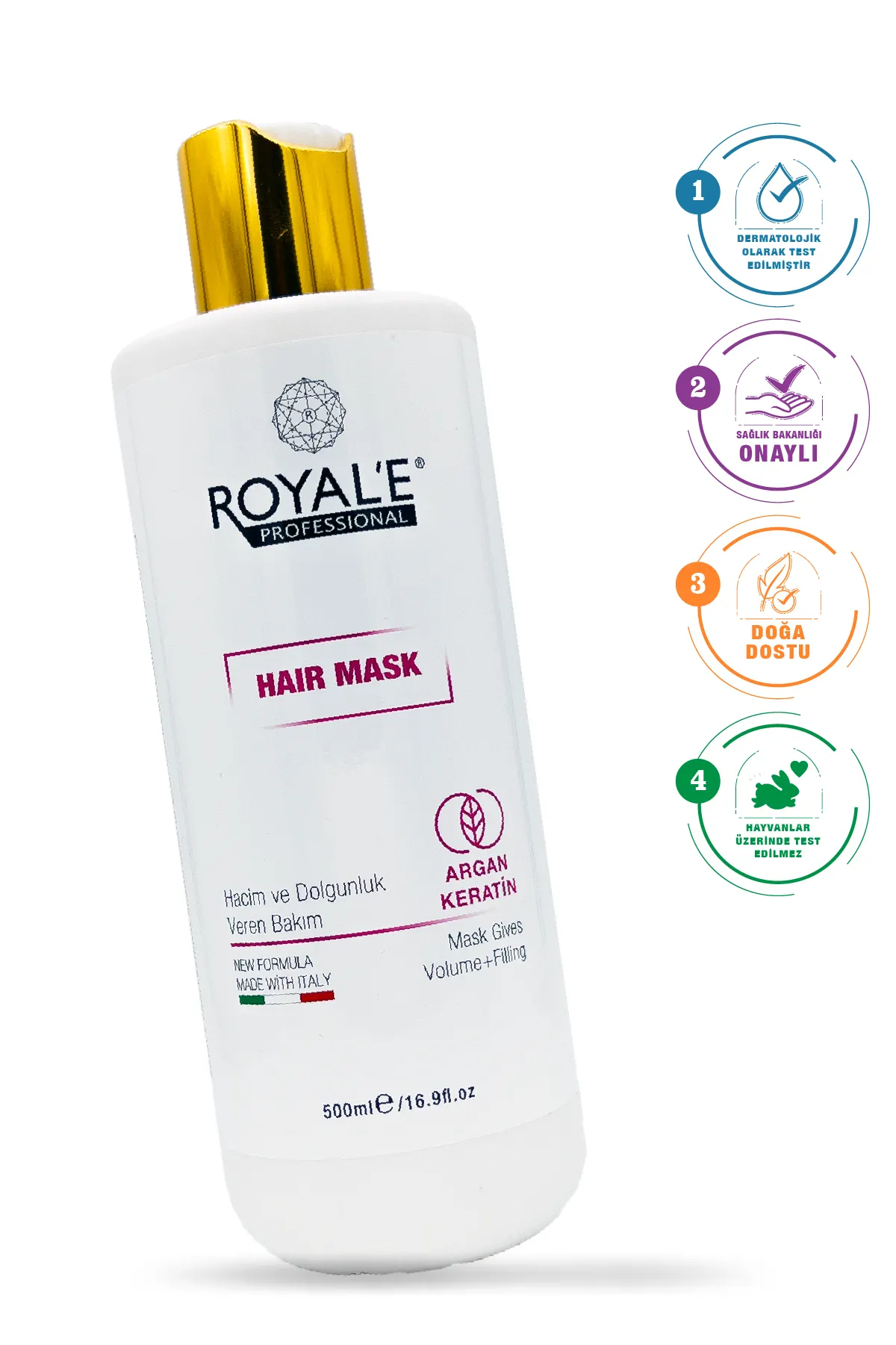 Argan & Keratin Saç Maskesi 500ml