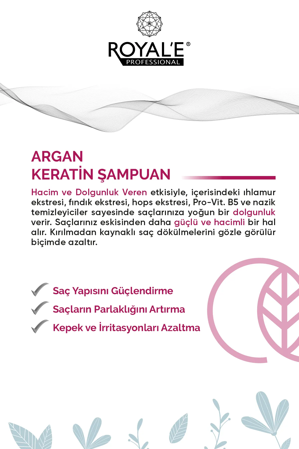 Argan & Keratin Şampuan 500ml