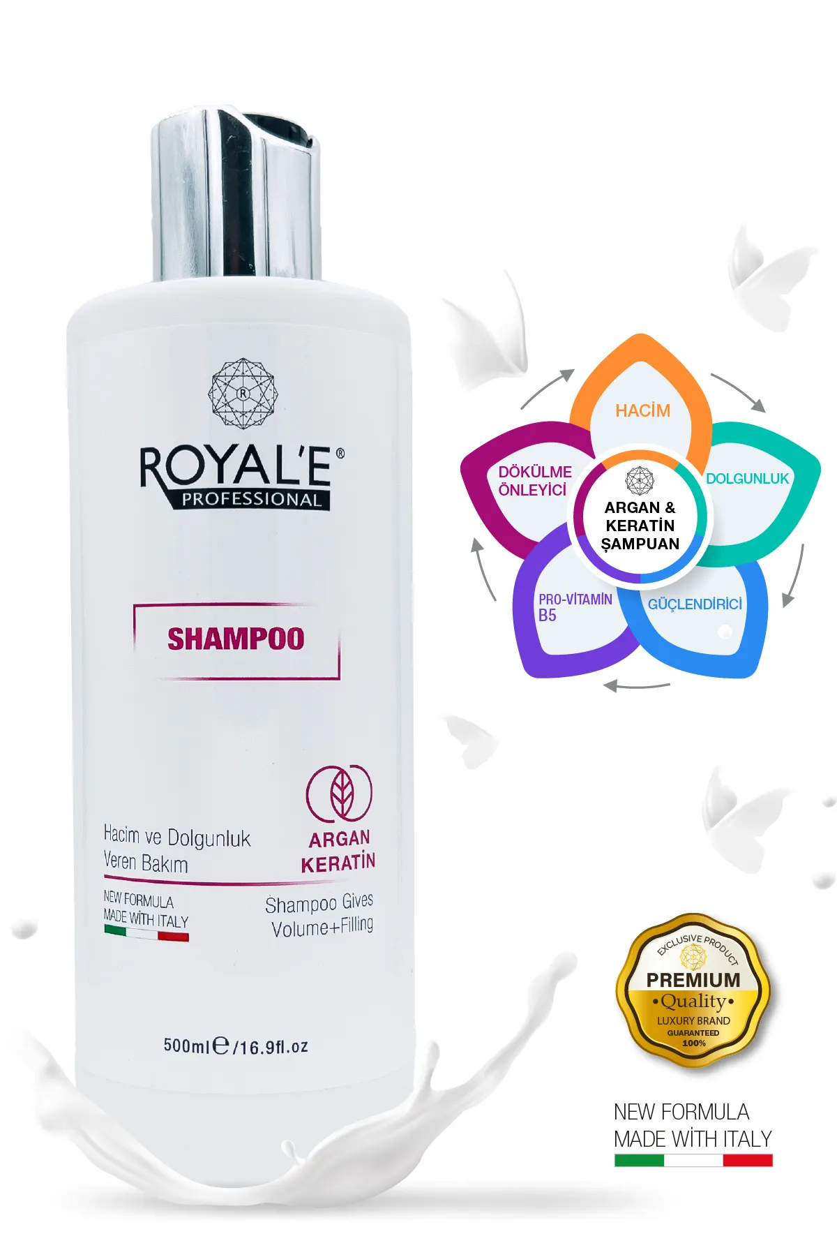 Argan & Keratin Şampuan 500ml