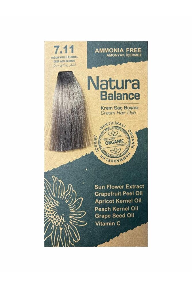 NATURA BALANCE SAÇ BOYASI 7.11 YOĞUN KÜLLÜ KUMRAL