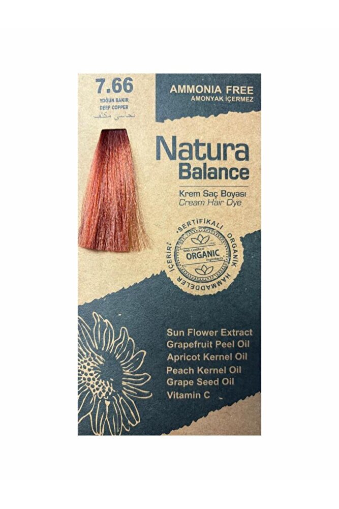 NATURA BALANCE SAÇ BOYASI 7.66 YOĞUN BAKIR