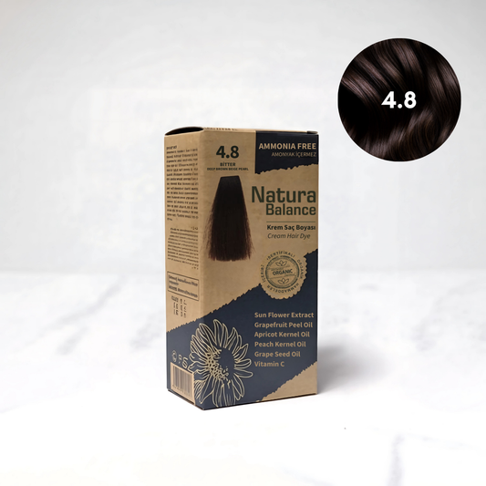 Natura Balance Kit Saç Boyası 60ml 4.8 Bitter