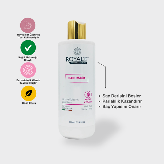 Saç Maskesi - Argan Keratin Hair Mask 500ml