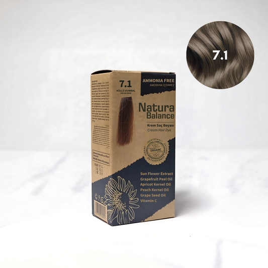 Natura Balance Kit Saç Boyası 60ml 7.1 Küllü Kumral