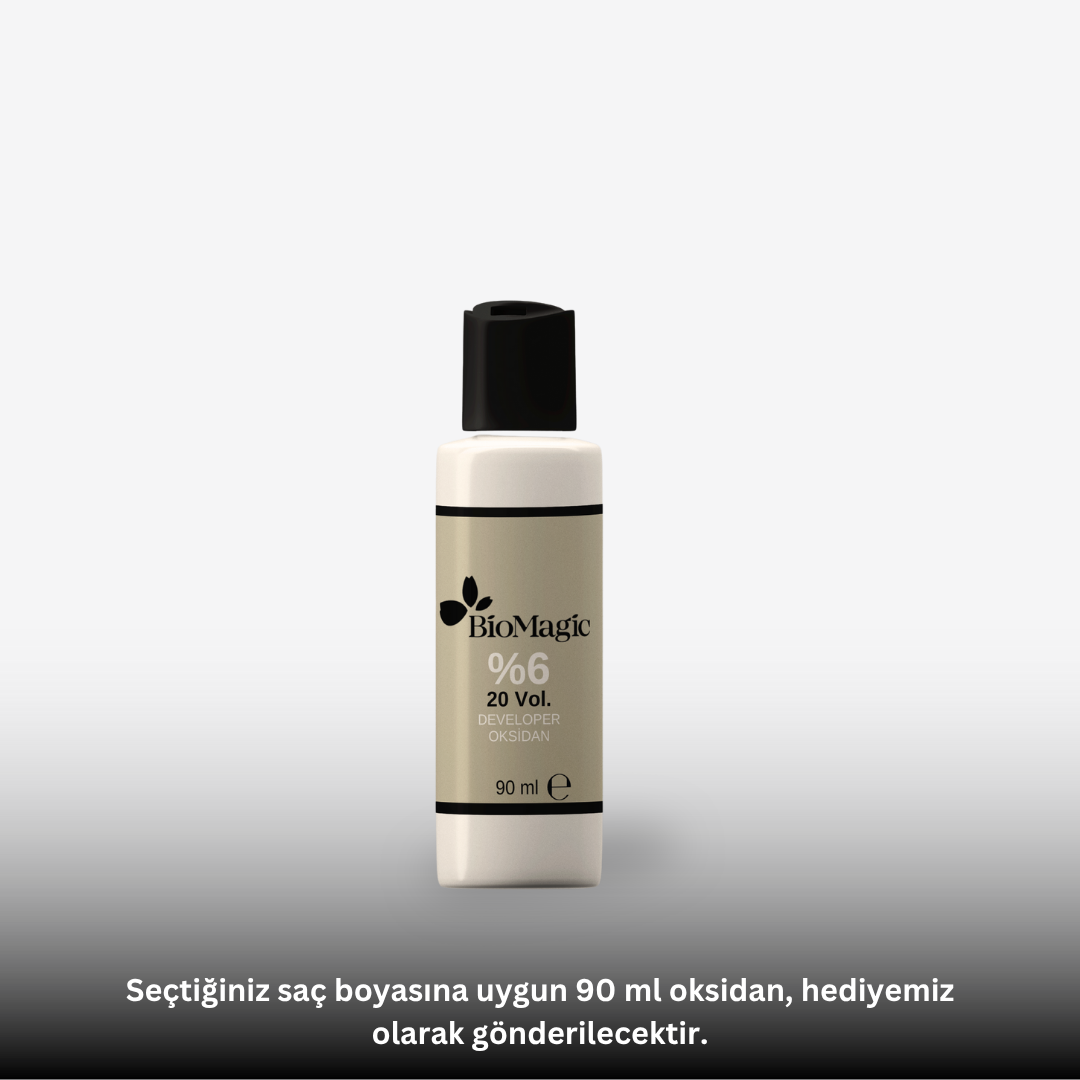 BioMagic Krem Saç Boyası 60ml 4.00 Kahve &  20 Vol. Oksidan 90ml