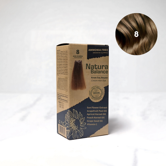 Natura Balance Kit Saç Boyası 60ml 8 Açık Kumral