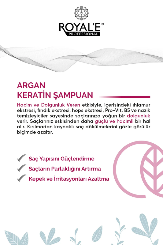 Argan & Keratin Şampuan 500ml
