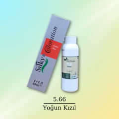 Silky Coloration Saç Boyası 50ml 5.66 Yoğun Kızıl & 20 Vol. Oksidan 75ml